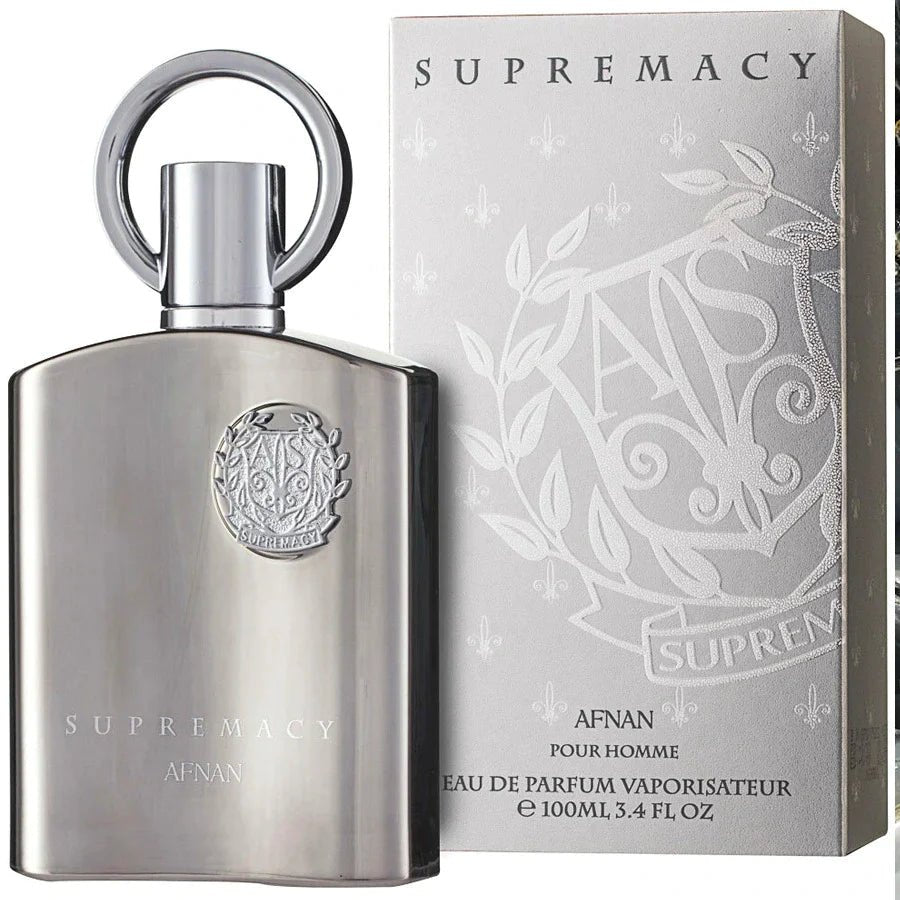 Afnan Supremacy Silver Eau De Parfum 100ml - Men - KIISAS Perfumes