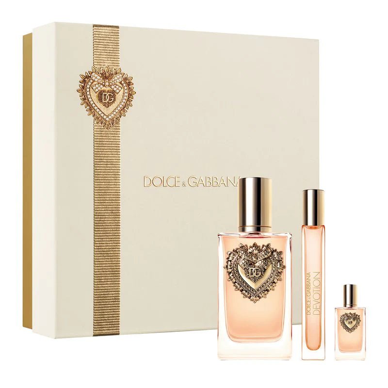 Dolce & Gabbana Devotion EDP 100ml +10ml +5ml Gift Set - KIISAS Perfumes