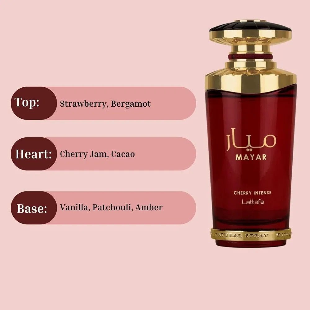 Lattafa Mayar Cherry Intense EDP 100ml - KIISAS Perfumes
