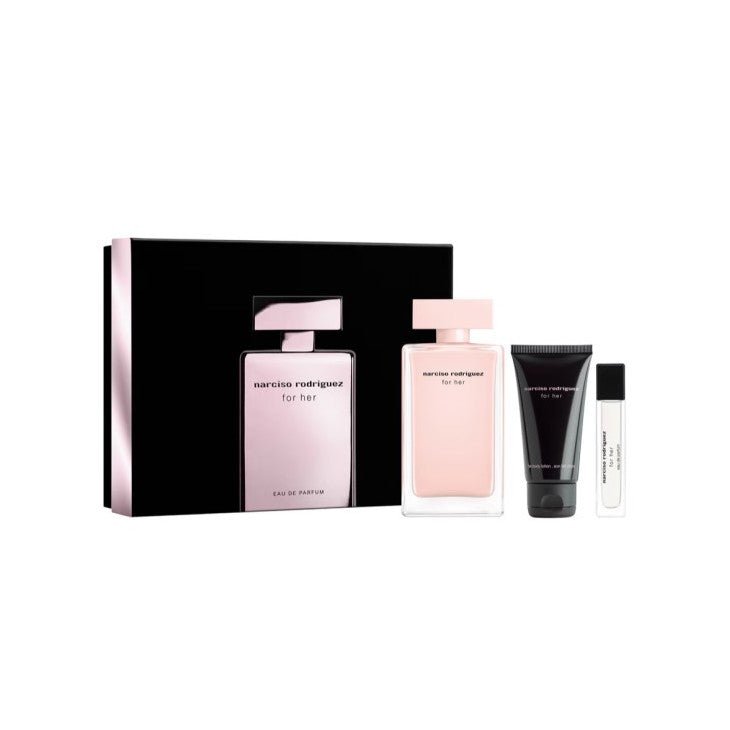 Narciso Rodriguez for Her Gift Set - Eau de Parfum - 3Pcs - KIISAS
