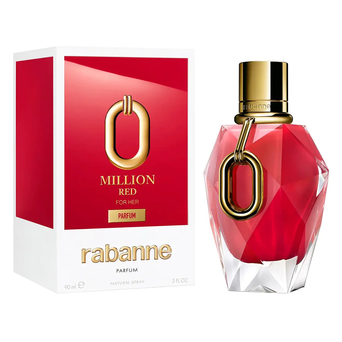 Rabanne Million Red For Her Parfum 90ml