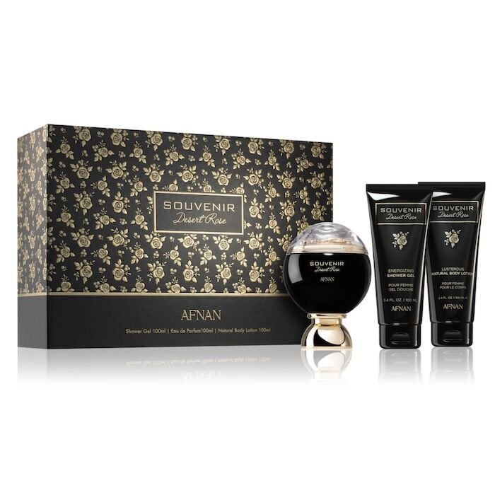 Afnan Souvenir Desert Rose Edp 100ml Gift set - KIISAS Perfumes