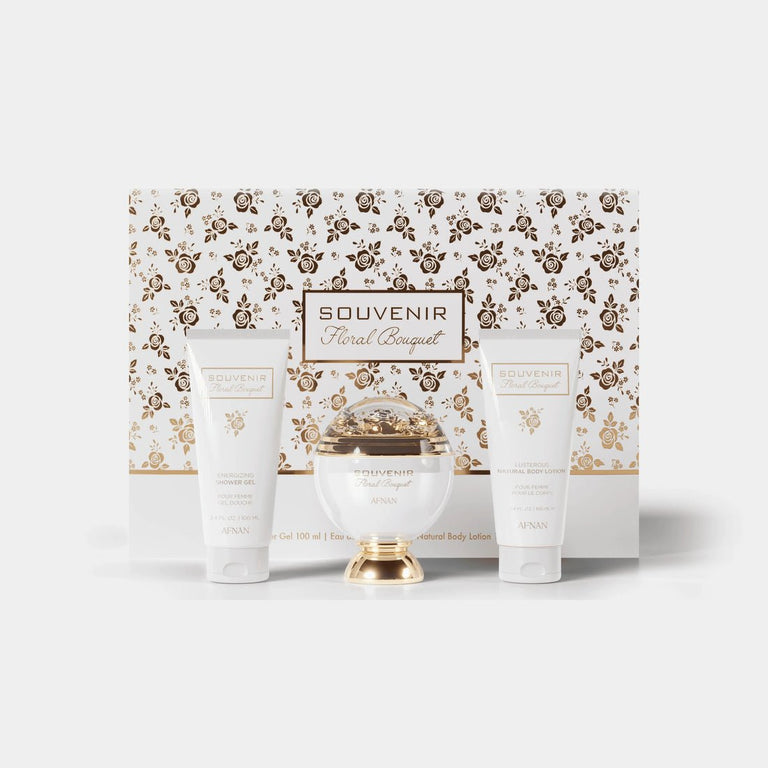 Afnan Souvenir Floral Bouquet EDP 100ml Gift set - KIISAS Perfumes