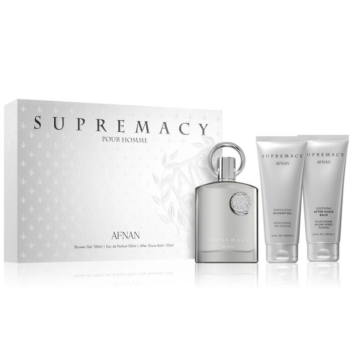 Afnan Supremacy Silver Eau De Parfum 100ml Giftset - KIISAS Perfumes