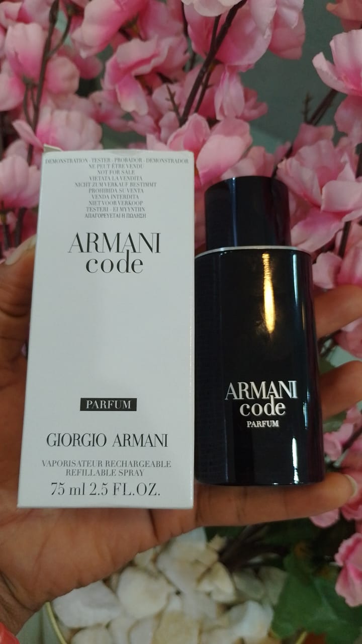 Armani Code Parfum 75ml TESTER - KIISAS Perfumes