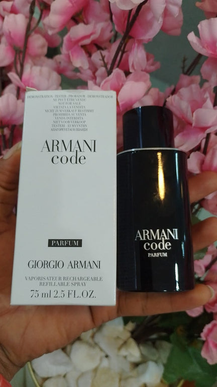 Armani Code Parfum 75ml TESTER - KIISAS Perfumes