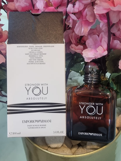 Armani Stronger With You Absolutely Parfum TESTER 100ml - KIISAS Perfumes