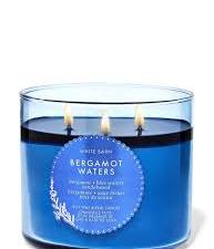 Bath and body works Bergamot Waters 3 - Wick Candle - KIISAS Perfumes