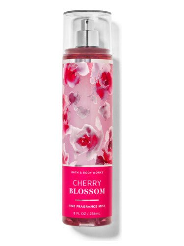Bath and Body Works Cherry Blossom Fragrance Mist for Women 236ml - KIISAS Perfumes