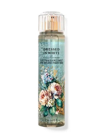 Bath and Body Works Dressed In White Fine Fragrance Mist 236ml - KIISAS Perfumes