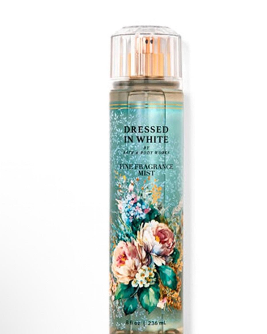 Bath and Body Works Dressed In White Fine Fragrance Mist 236ml - KIISAS Perfumes