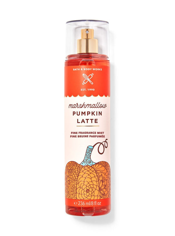 Bath and Body Works Marshmallow Pumpkin Latte Fragrance Mist 236ml - KIISAS Perfumes