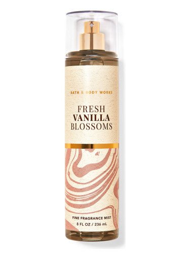 Bath & Body Works Body Mists Fresh Vanilla Blossoms 236ml - KIISAS Perfumes