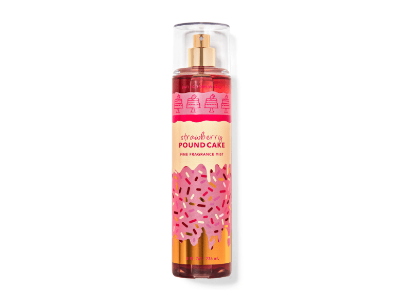 Bath & Body Works Strawberry Pound Cake Fragrance Mist 236ml - KIISAS Perfumes