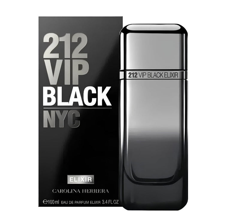 Carolina Herrera 212 Black VIP EDP Elixir 100ml - KIISAS Perfumes