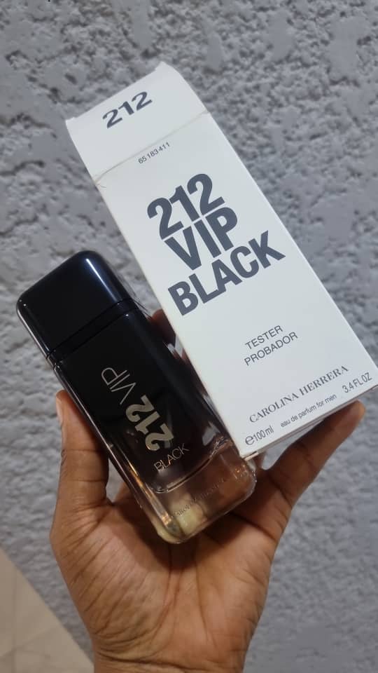 Carolina Herrera 212 VIP Black EDP 100ml TESTER - KIISAS Perfumes