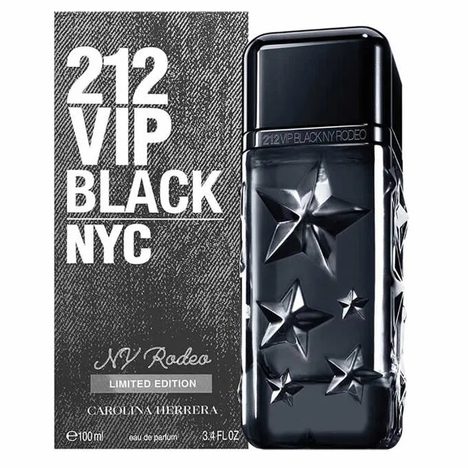 Carolina Herrera 212 VIP Black Ny Rodeo EDP 100ml Limited Edition - KIISAS Perfumes