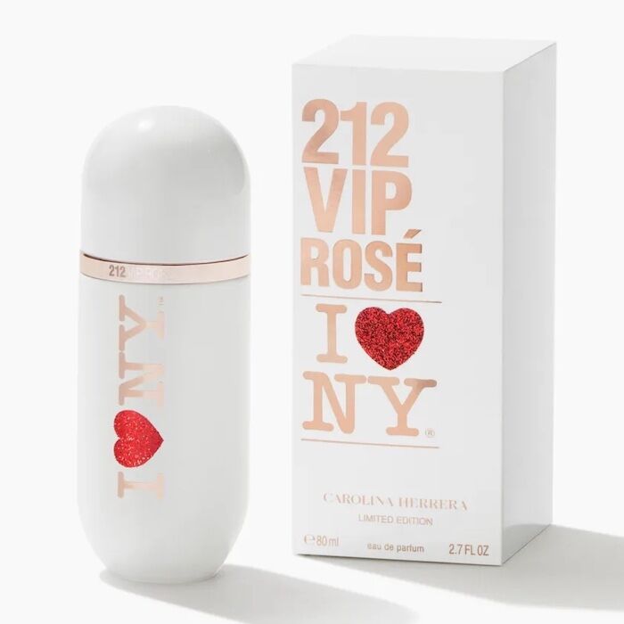 Carolina Herrera 212 VIP Rose I Love New York EDP 80ml - Women - KIISAS Perfumes