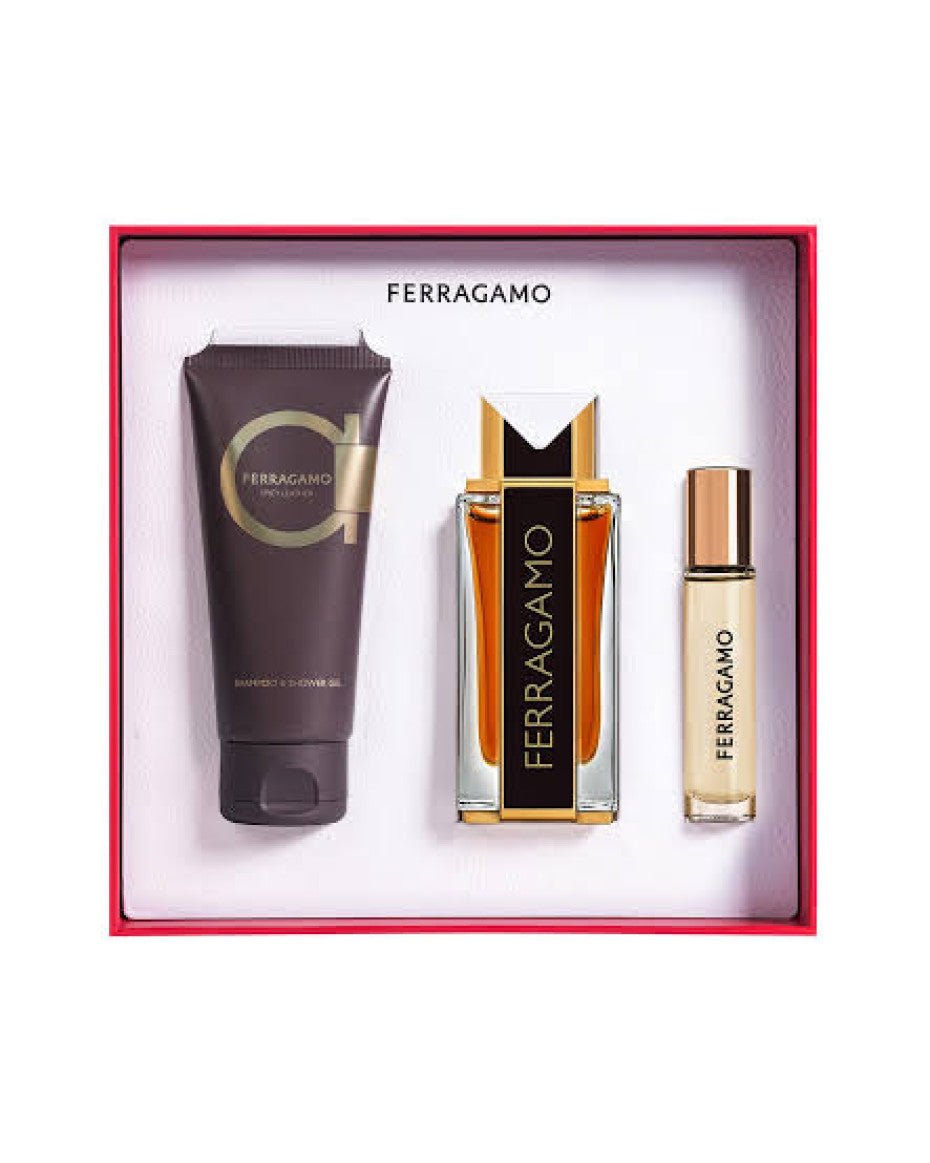 Ferragamo Spicy Leather Salvatore Ferragamo Gift Set - KIISAS Perfumes