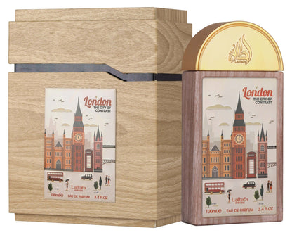Lattafa London The City of Contrast EDP 100ml - KIISAS Perfumes