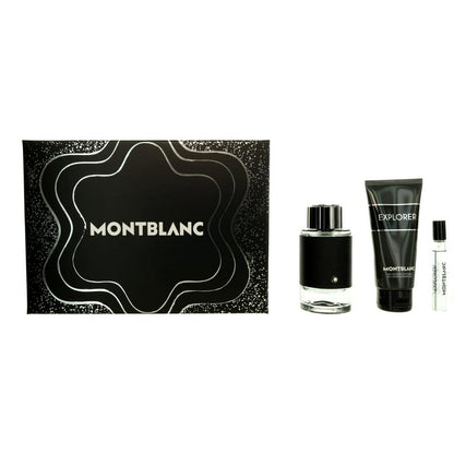 Mont Blanc Explorer Eau De Parfum 3 Piece Set - KIISAS Perfumes
