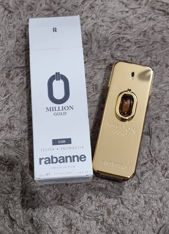 Rabanne Million Gold for Him Elixir Parfum Intense100ml TESTER - KIISAS Perfumes
