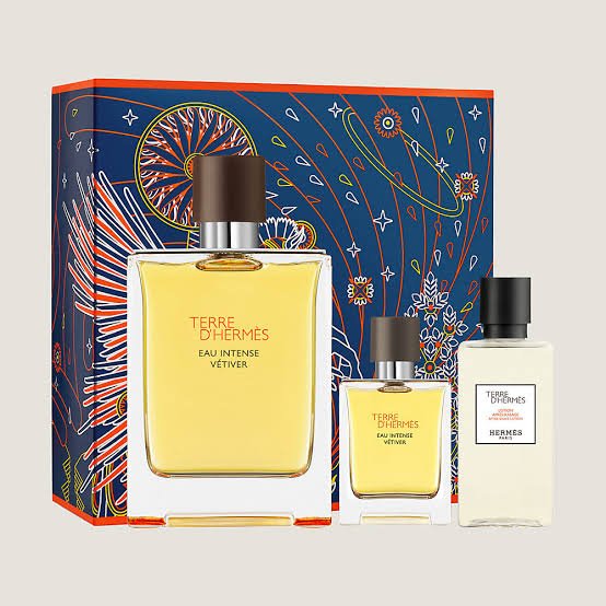 Terre d'Hermes Eau Intense Vetiver gift set - KIISAS Perfumes