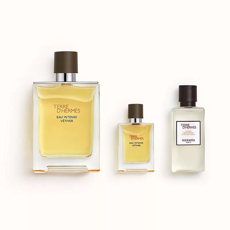 Terre d'Hermes Eau Intense Vetiver gift set - KIISAS Perfumes