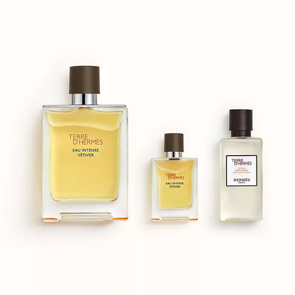 Terre d'Hermes Eau Intense Vetiver gift set - KIISAS Perfumes