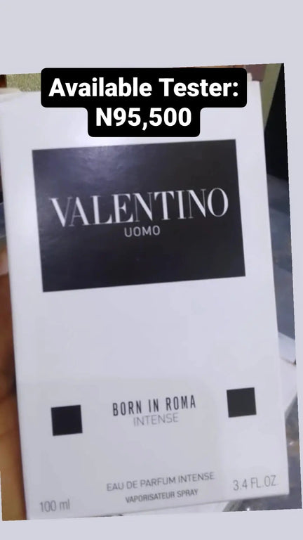 Valentino Uomo Born In Roma EDP Intense Tester 100ml - KIISAS Perfumes
